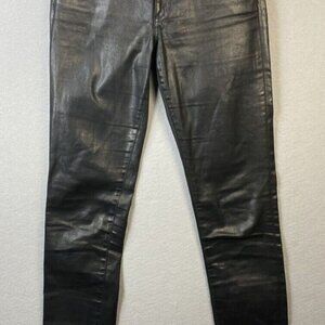 Adriano Goldschmied The Legging Womens 27R‎ Super Skinny Ankle Faux Leatherette